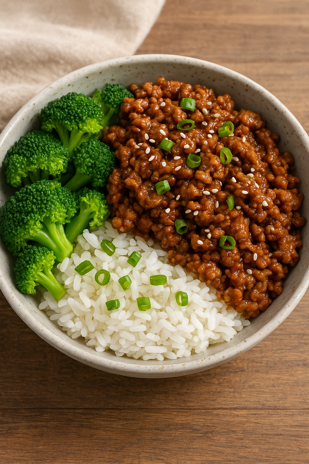 Simple Teriyaki Turkey Bowl Meal Prep