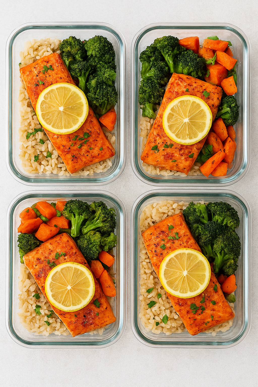 Easy Salmon Meal Prep Bowls for a Healthy Week Easy Salmon Meal Prep Bowls for a Healthy Week
