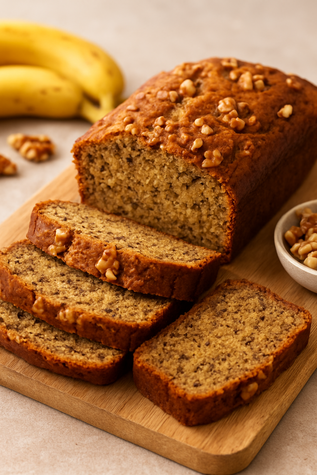 Moist Banana Nut Bread Recipe (Easy, One Bowl!)