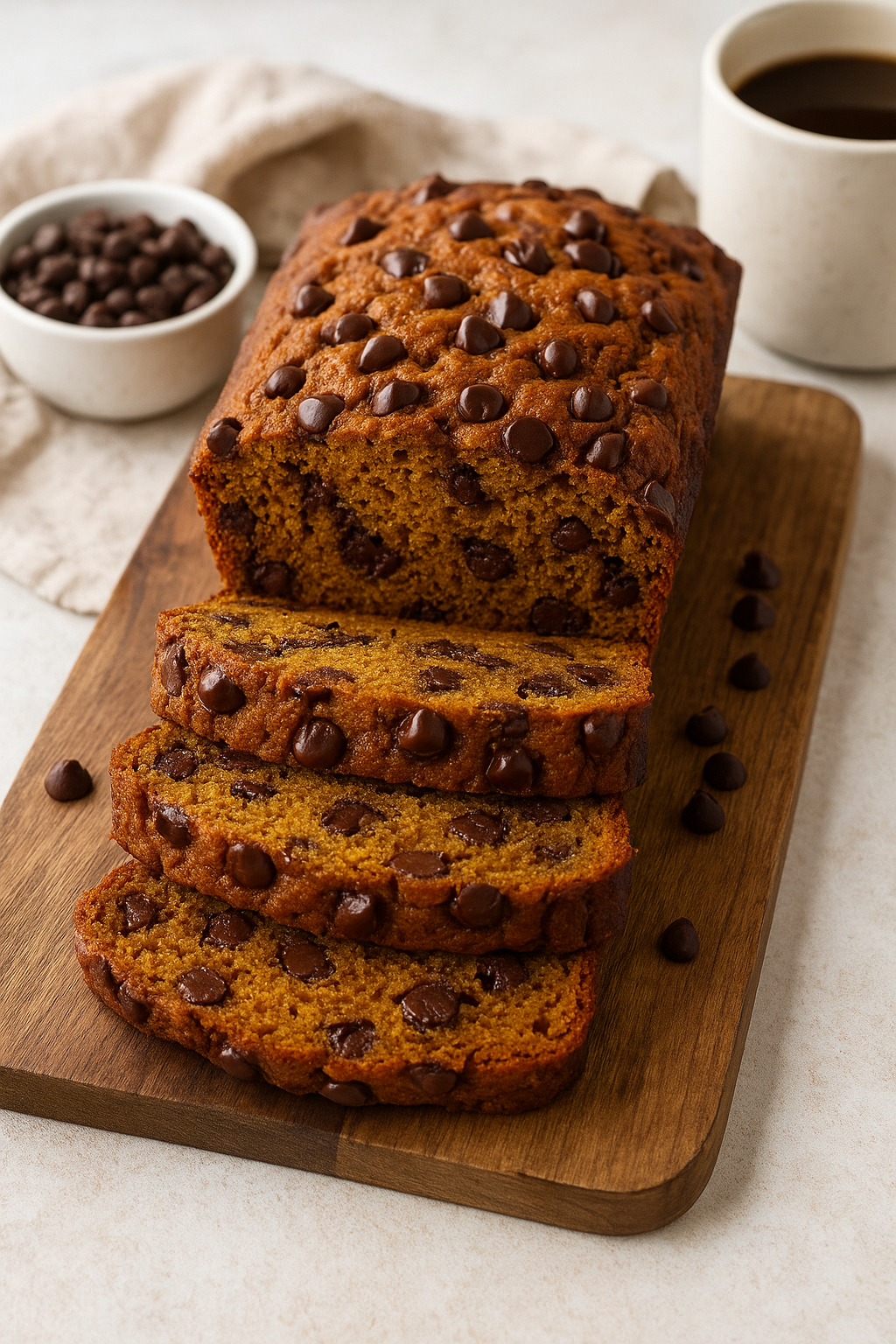 Easy Chocolate Chip Pumpkin Bread (Better Than Starbucks!) Easy Chocolate Chip Pumpkin Bread (Better Than Starbucks!)