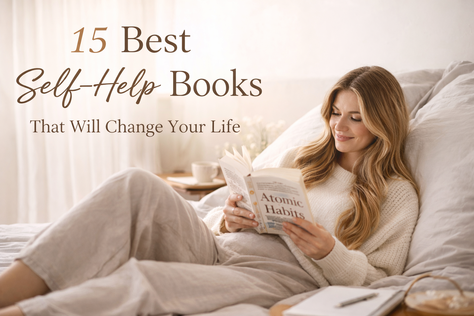 The Ultimate Self-Help Book List: 15 Life-Changing Reads That Will Actually Improve Your Life